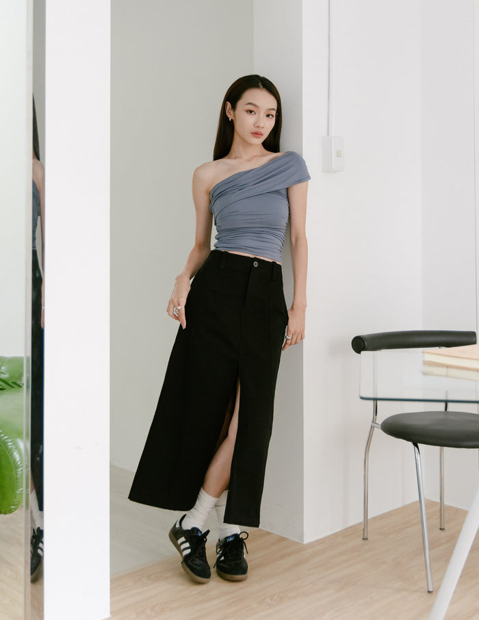 Danica Multi Way Off Shoulder Top in Blue