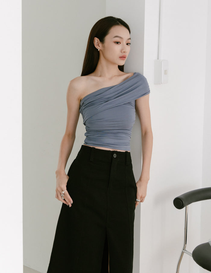 Danica Multi Way Off Shoulder Top in Blue