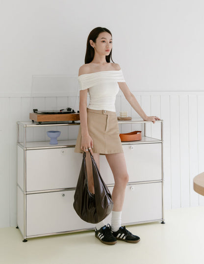 Danica Multi Way Off Shoulder Top in White