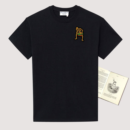 Derry Bones Black Short Sleeve Tee