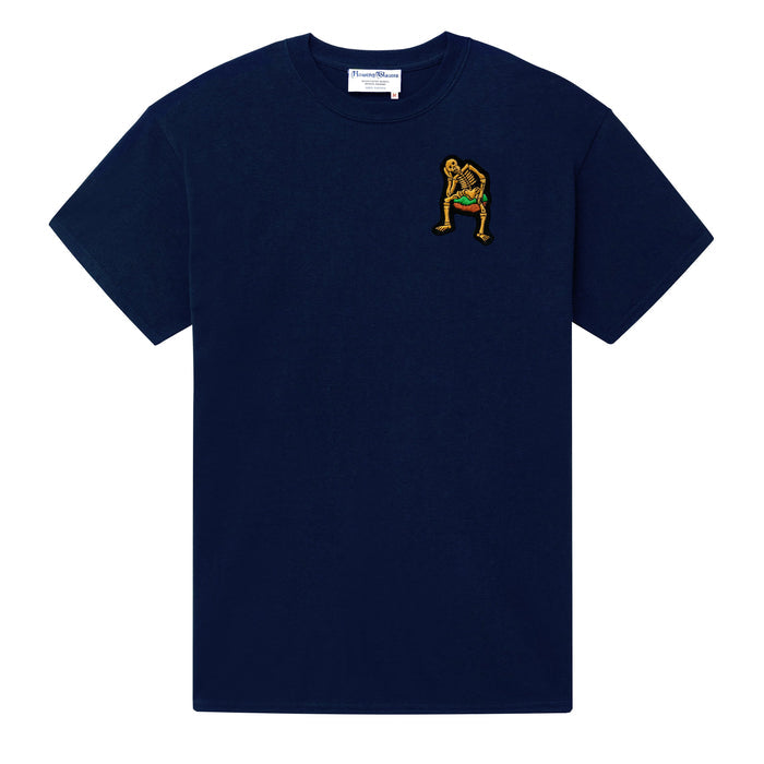 Derry Bones Navy Short Sleeve Tee