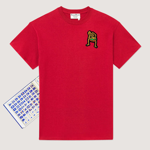 Derry Bones Red Short Sleeve Tee