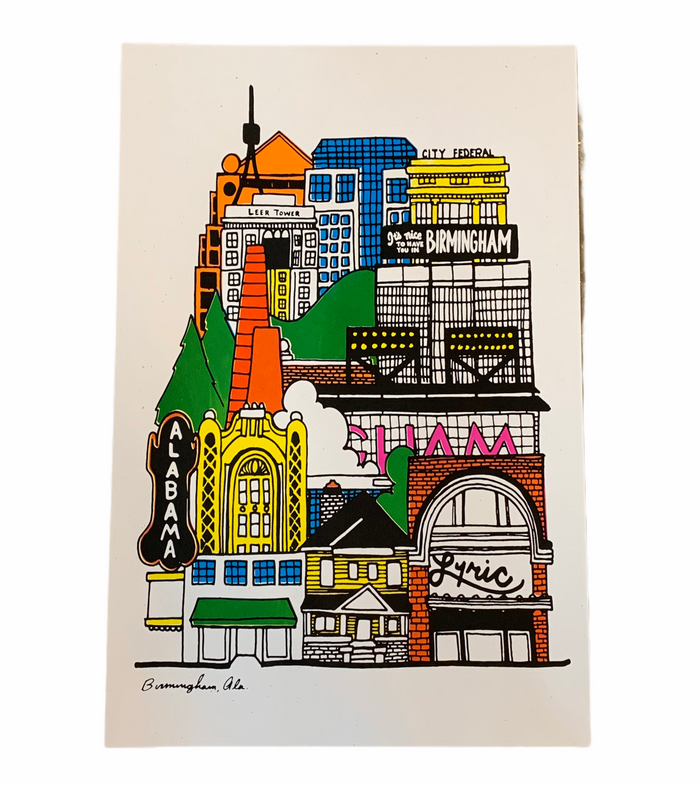 "Downtown" Neighborhood Series Print