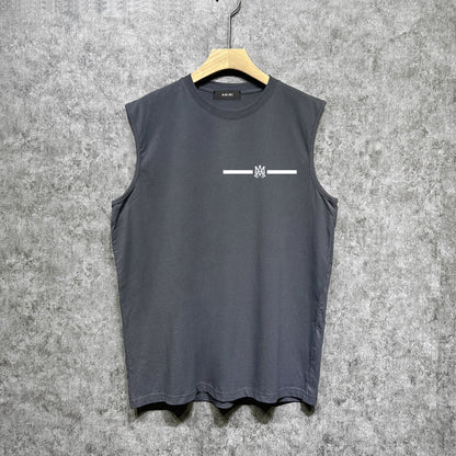 Amiri tank top spider letter printing