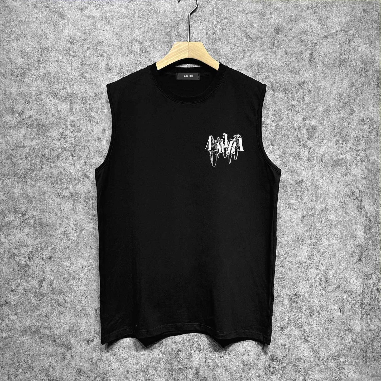 Amiri tank top chain letter printing