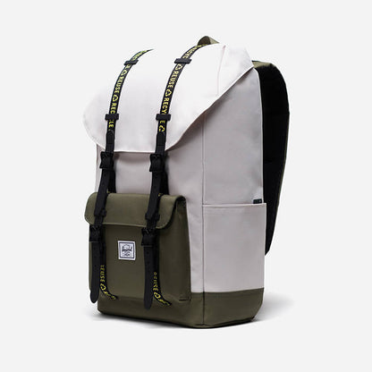 Herschel Little America Backpack Moonbeam/Ivy Green