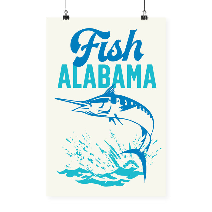 "Fish Alabama" Print