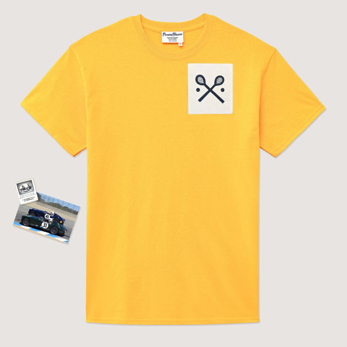 Gold Racquets Short Sleeve Tee