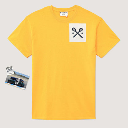Gold Racquets Short Sleeve Tee