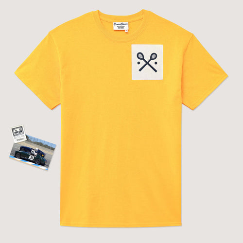 Gold Racquets Short Sleeve Tee