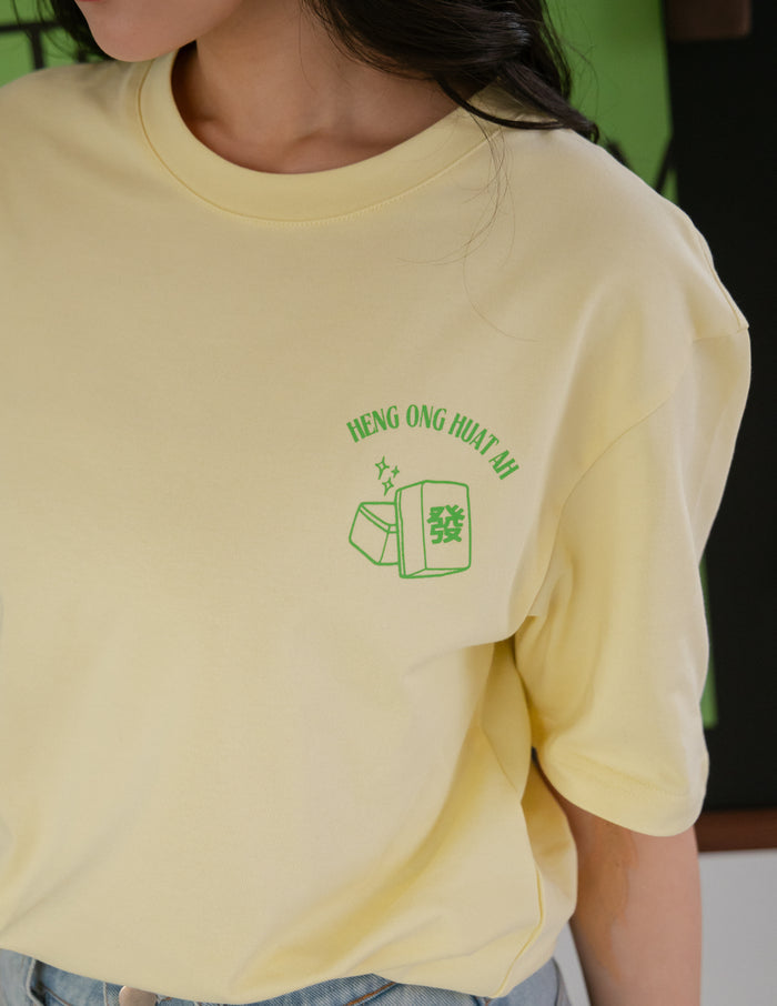 Heng Ong Huat Ah Adult Tee in Mahjong