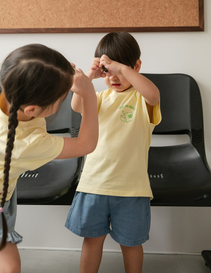 Heng Ong Huat Ah Kids Tee in Mahjong