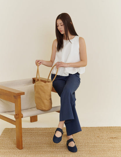 Joyce Bubble Top in White