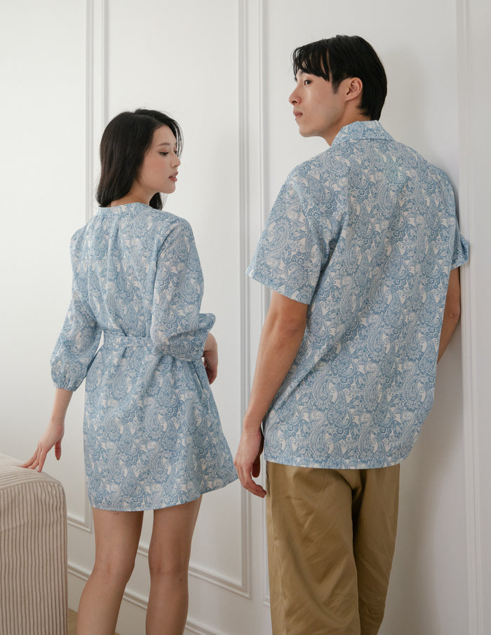 Julian Printed Men's Shirt in Paisley