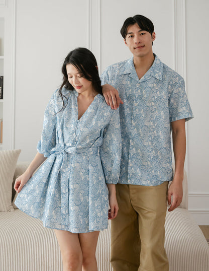 Julian Printed Men's Shirt in Paisley