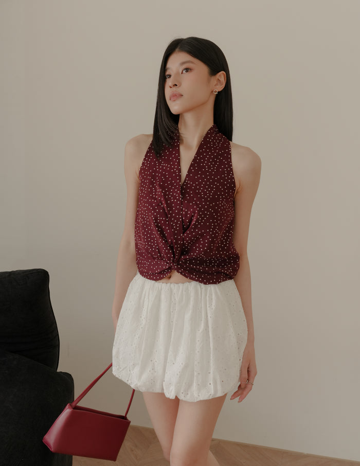 Kristine Bubble Skorts in Eyelet