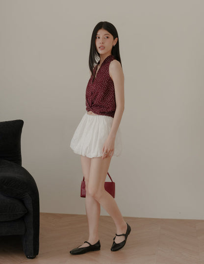 Kristine Bubble Skorts in Eyelet