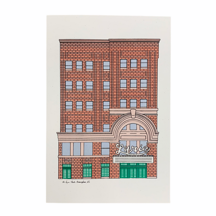 "Lyric Theatre" Neighborhood Series Print