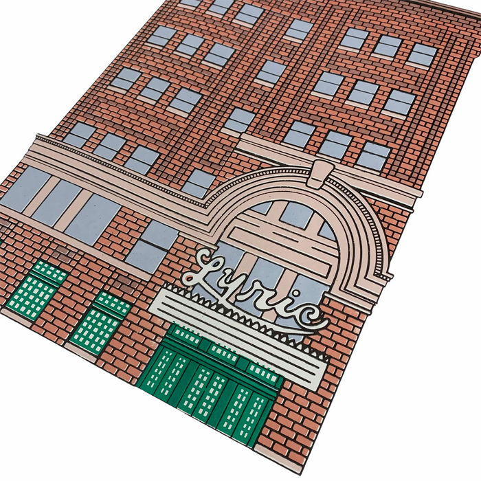 "Lyric Theatre" Neighborhood Series Print