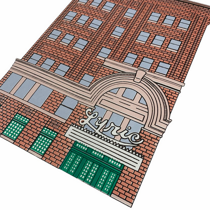 "Lyric Theatre" Neighborhood Series Print