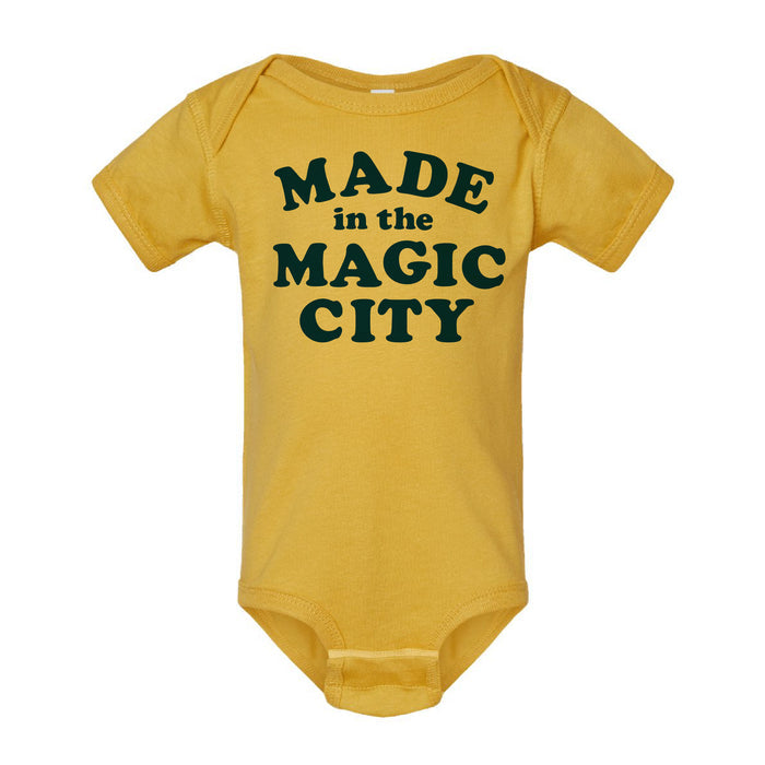"Made In The Magic City" Mustard Onesie