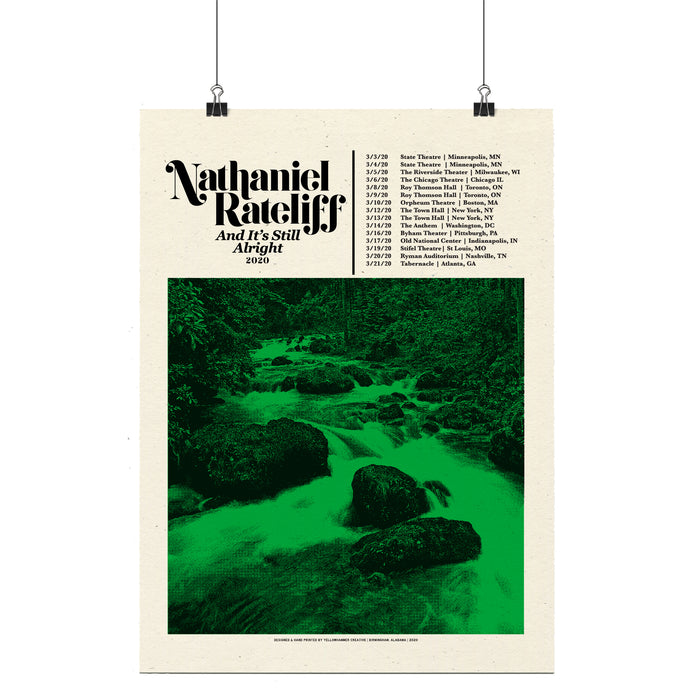 Nathaniel Rateliff 2020 Tour Poster