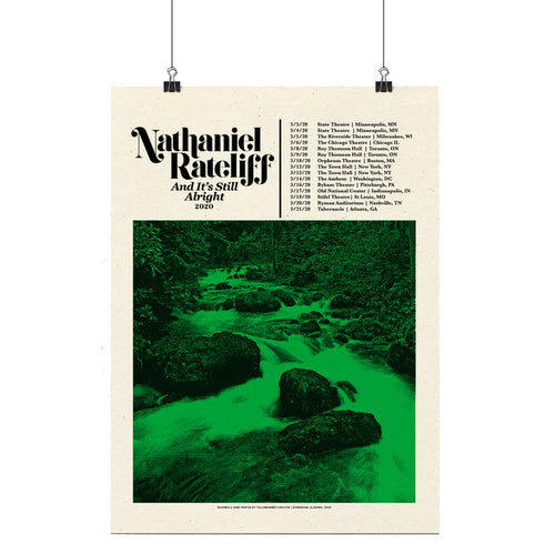 Nathaniel Rateliff 2020 Tour Poster