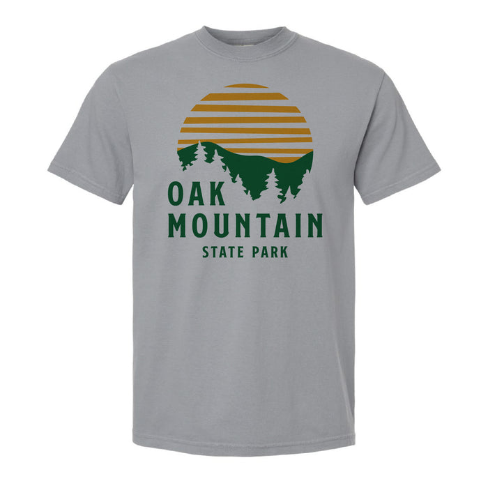 "Oak Mountain State Park Badge" Grey Unisex T-Shirt CC