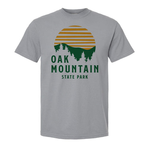 "Oak Mountain State Park Badge" Grey Unisex T-Shirt CC