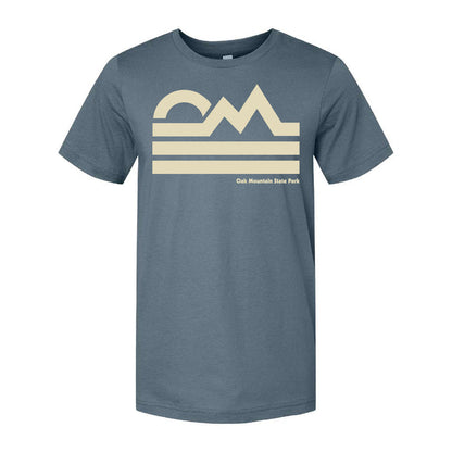 "Oak Mountain State Park" Retro Navy Unisex T-shirt