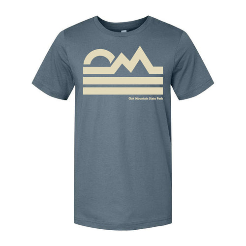 "Oak Mountain State Park" Retro Navy Unisex T-shirt