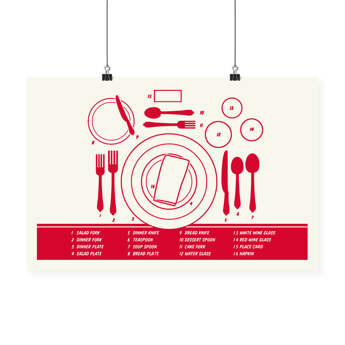 "Place Setting" Print
