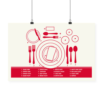 "Place Setting" Print