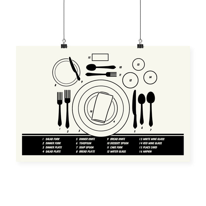 "Place Setting" Print