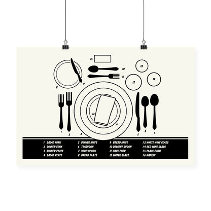 "Place Setting" Print