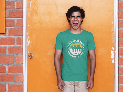 "Railroad Park" Green Unisex T-Shirt