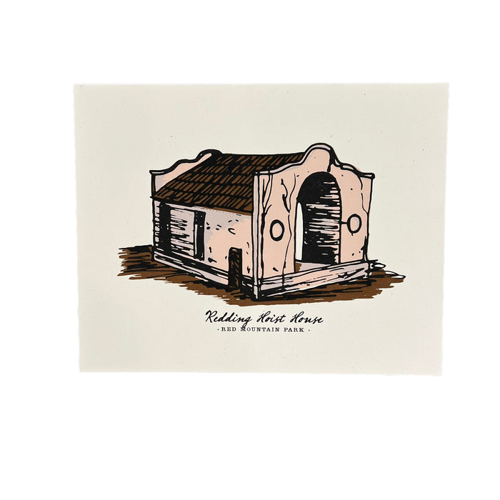 "Redding Hoist House" Print