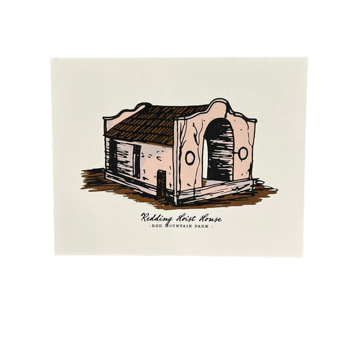 "Redding Hoist House" Print