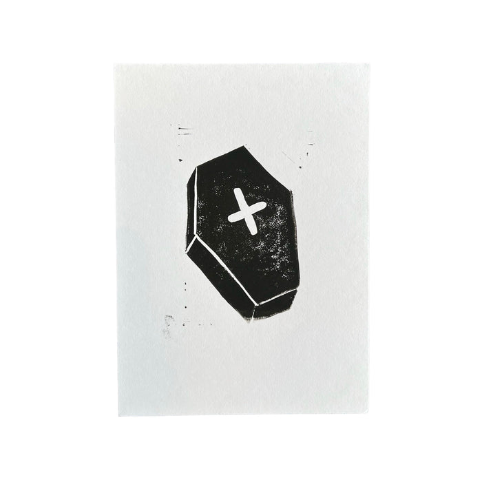 "RIP" Lino Print