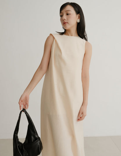 Ryleigh Scarf Dress in Buttermilk