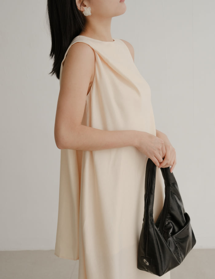 Ryleigh Scarf Dress in Buttermilk