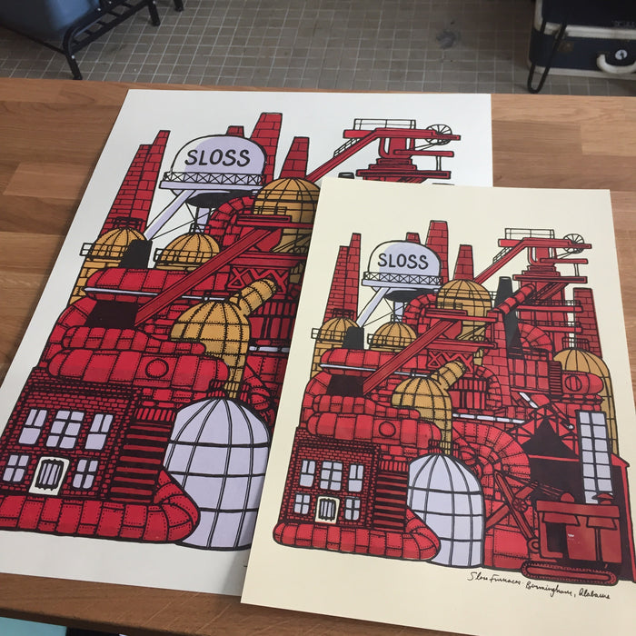"Sloss Furnaces" Neighborhood Series Print