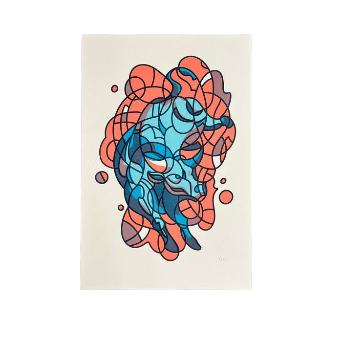 "Wild Bill the Bull" Print