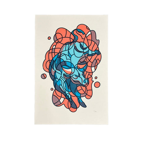 "Wild Bill the Bull" Print