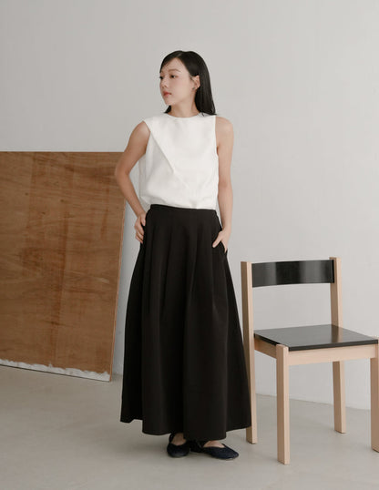 Willow Maxi Skirt in Black